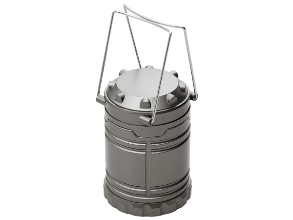 Туристический фонарь с эффектом пламени «Beacon», Цвет темно-серый