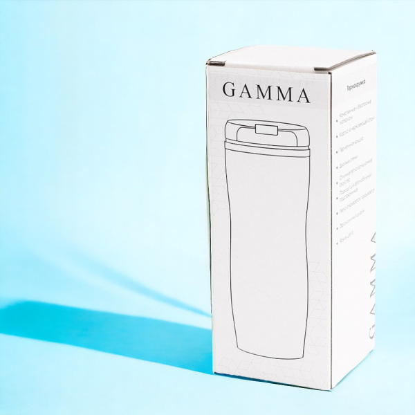 Термокружка металлическая Gamma 420 мл. с матовым покрытием