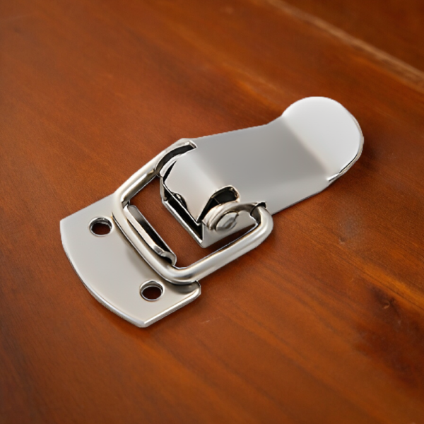 Замок гладкий 46,36*20,7 мм., Никель / Простой в установке и использовании