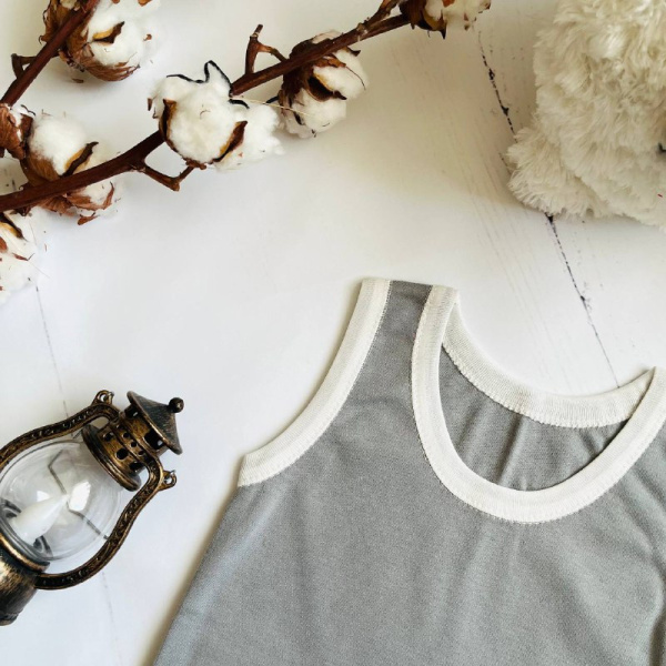 Майка детская из натурального хлопка Bebika (16/21-3)