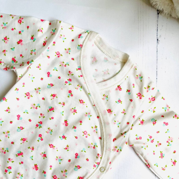 Распашонка для новорожденных детей Bebika, натуральный хлопок (13/14-1)