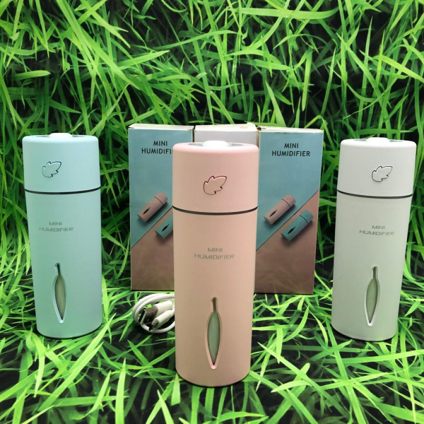 Аромадиффузор (увлажнитель воздуха ароматический) Mini Humidfier  XL-J001, 150 ml (220V) Голубой