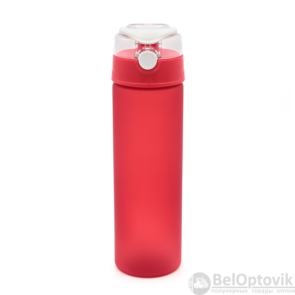 Пластиковая бутылка Narada Soft-touch, красная