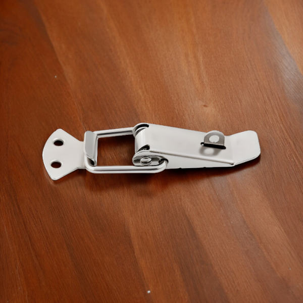 Замок-защелка под пломбу из Никеля 90*30,81 мм / Прочный и надежный