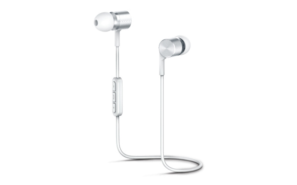 Наушники беспроводные OLMIO "BTE-05", Bluetooth, white