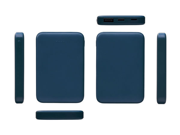 Внешний аккумулятор «Simp», 5000 мАч, Цвет темно-синий