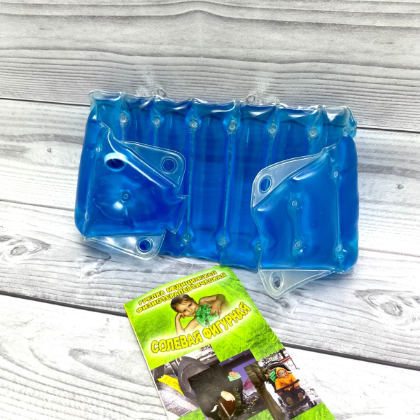 Солевая грелка Пояс, активатор "кнопка", размер 15 х 50 см Цвет Микс