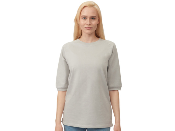 Футболка c рукавом реглан «Warsaw» унисекс, Размер XL, Цвет жемчужно-серый