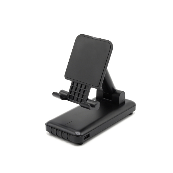 Внешний аккумулятор Power Bank c подставкой для телефона Hold-Pro 10000mAh / Повербанк черный