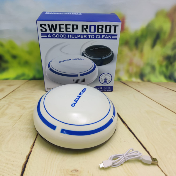Робот пылесос CLEAN ROBOT - SWEEP ROBOT mini Белый верх красный низ