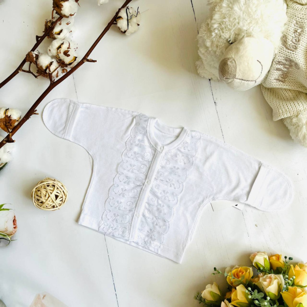 Кофточка для новорожденных детей Bebika, натуральный хлопок (13/15-7)