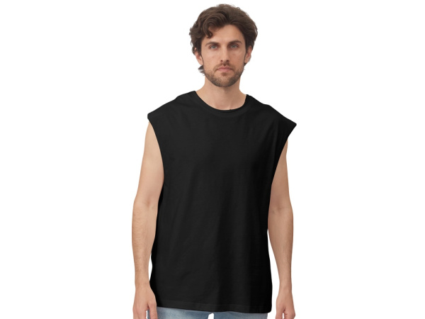 Майка оверсайз «Berlin», унисекс, Размер XL-2XL, Цвет черный