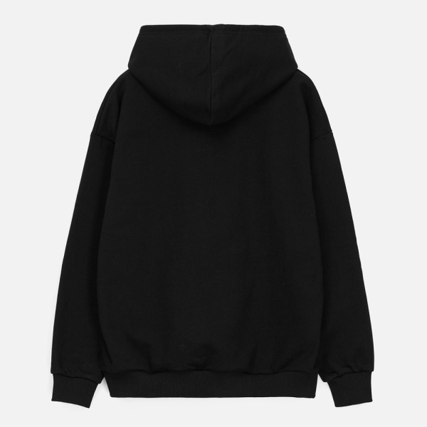 Худи унисекс оверсайз Daylero, черное, размер 3XL/4XL