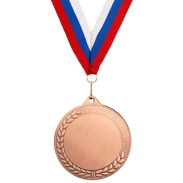 Медаль Regalia, большая, бронзовая, 7х7,8х0,2 см
