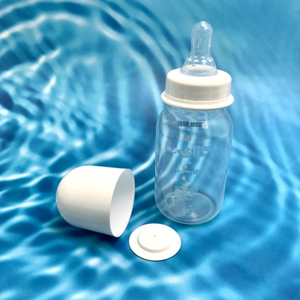 Бутылочка для кормления SIMPLE MED классическая, 125 мл. (с 0 месяцев)