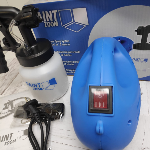 (Оригинал!) Электрический краскопульт- распылитель Paint Zoom