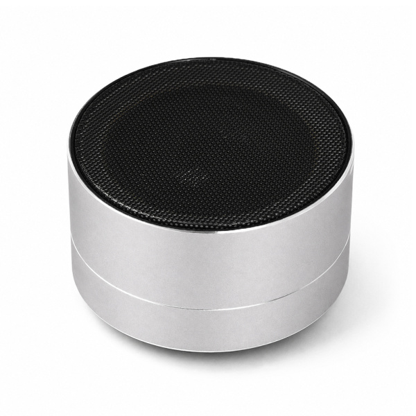 Беспроводная Bluetooth колонка MuzOn, серебристая