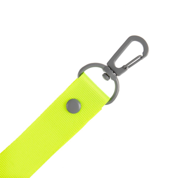 Застежка-карабин Snap Hook, M, серая, 2,5х4 см