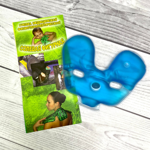 Солевая грелка Супер - Лор. Активатор "кнопка", размер 14,0 х 11,0 см Цвет Микс