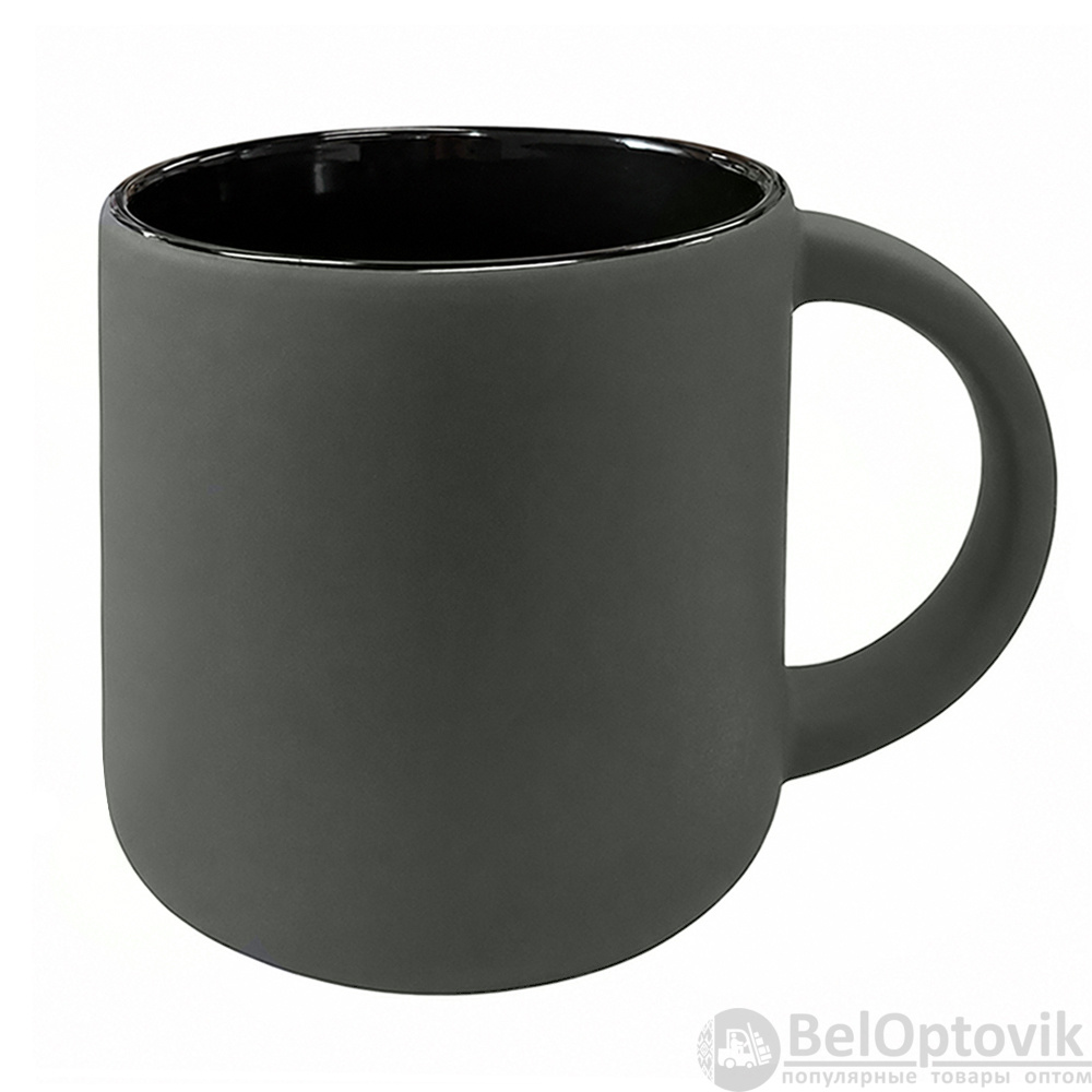 Кружка керамическая Dark Side, серая