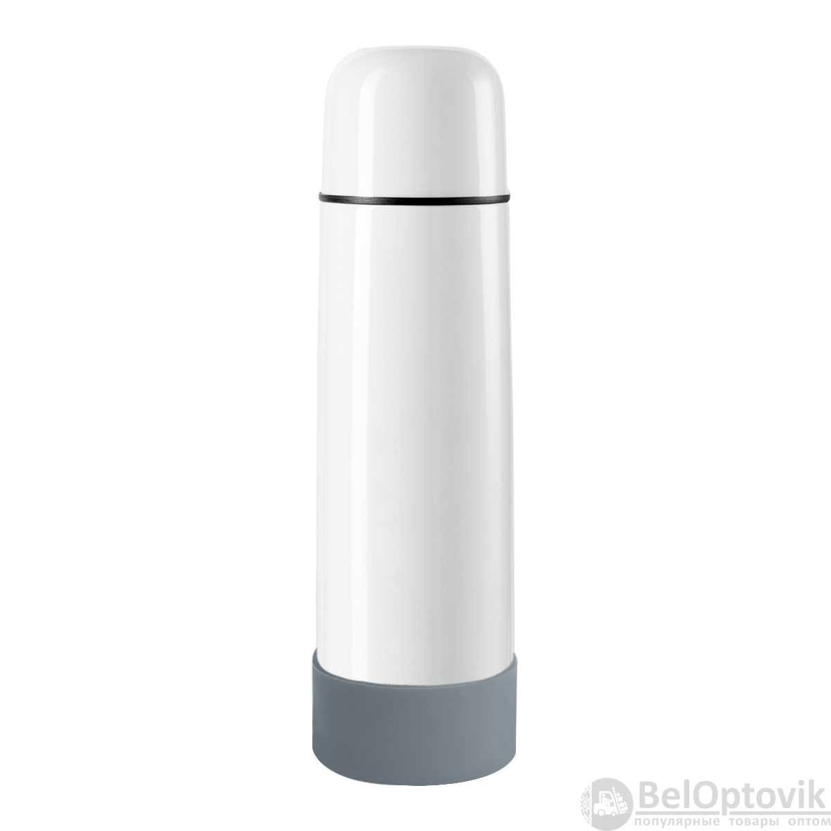 Термос Picnic Bright To Go, белый/серый