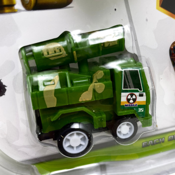 Игровой набор мини машинок "Военная техника" 6 шт.