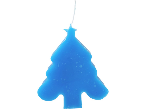 Свеча «Елочка», Цвет синий