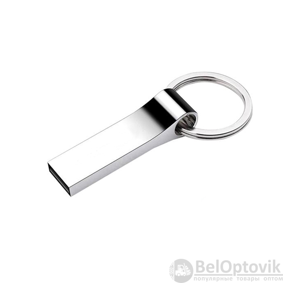 Флешка Ring rail 16 Гб в футляре, серебристая