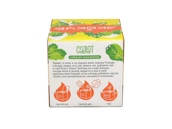 Набор для выращивания «Салат», Цвет желтый