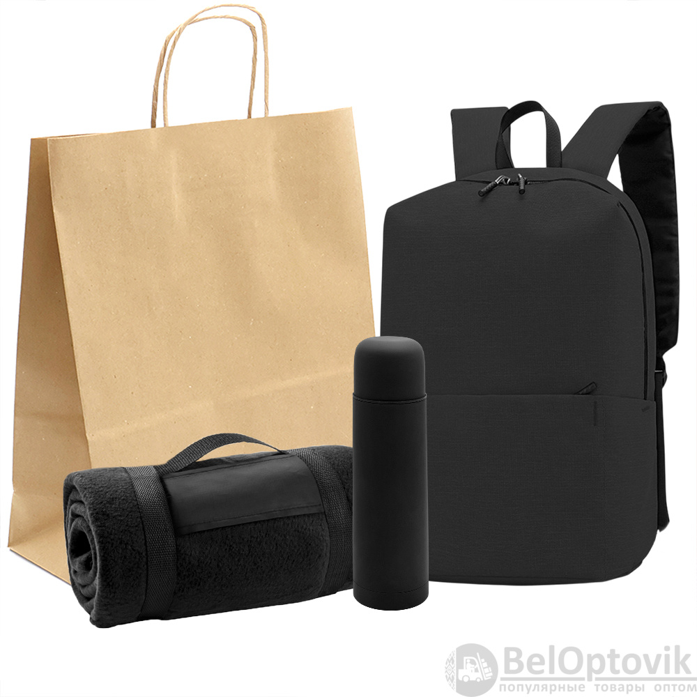 Подарочный набор FOR PICNIC, чёрный