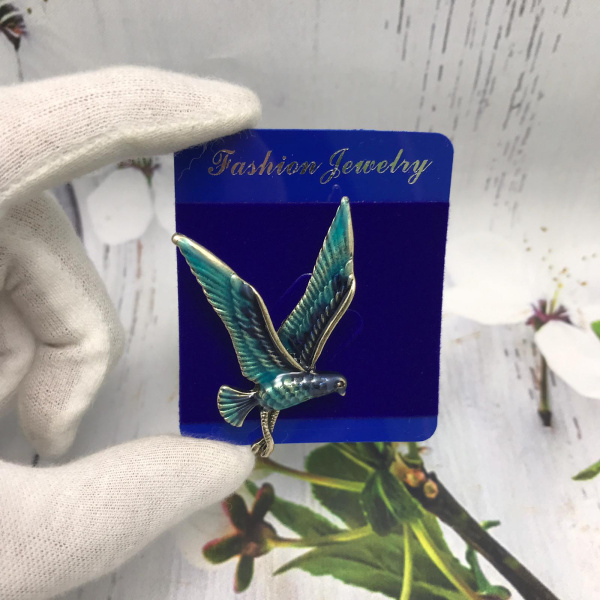 Брошь в виде птицы Fashion Gewellery