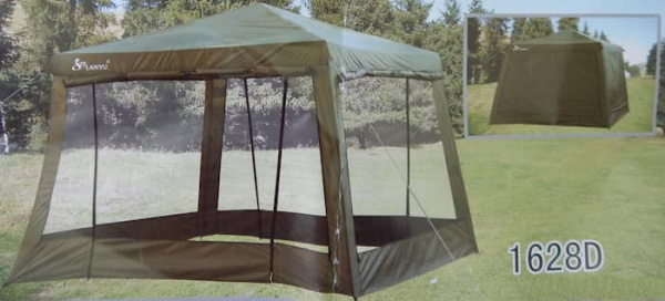 Шатёр туристический сталь-каркас 320x320x245см  LANYU 1628D