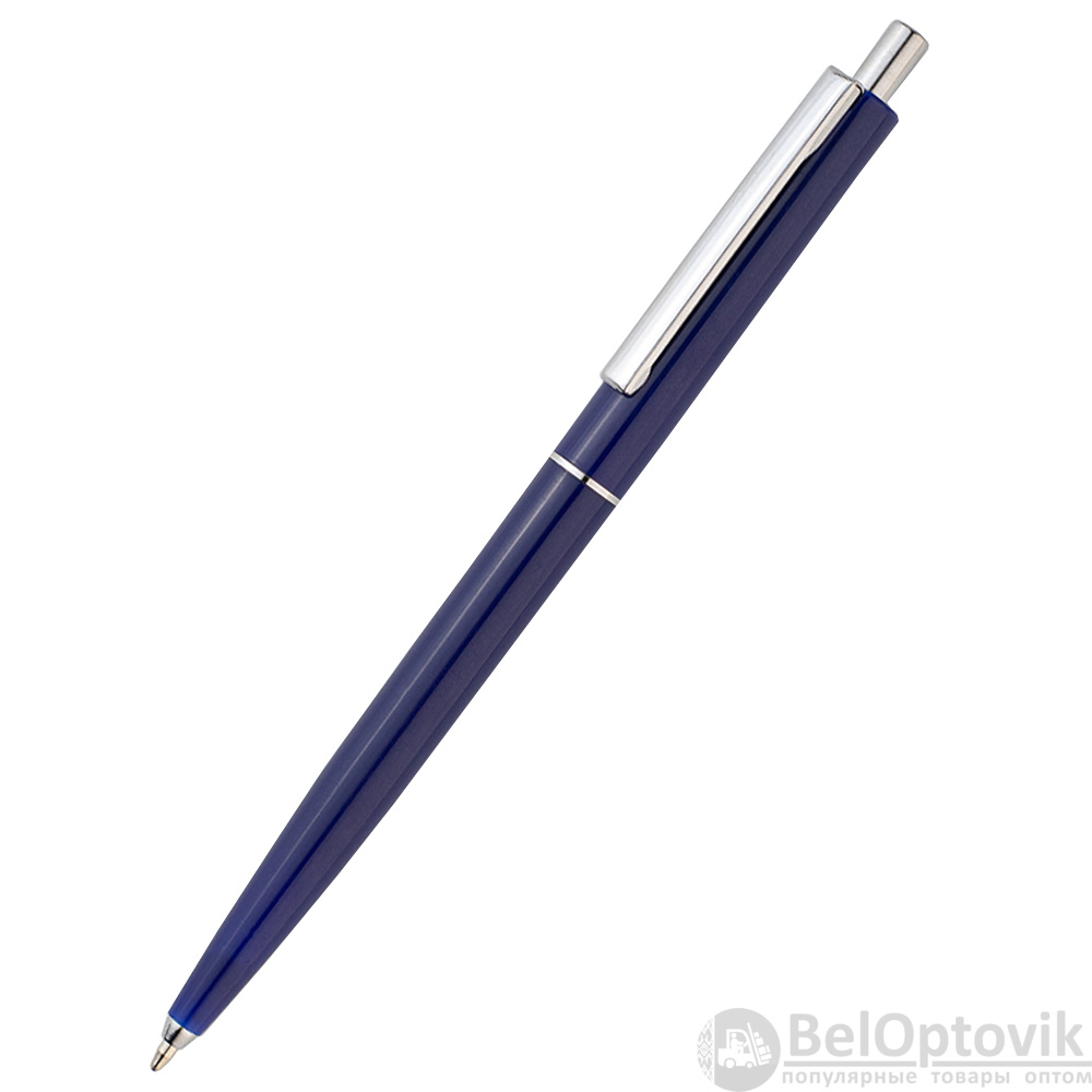 Ручка пластиковая Dot, тёмно-синяя