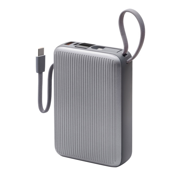 Внешний АКБ NRG Turbo Cable 20000 mAh, 22,5Вт, Размер 20000 mAh, Цвет графит