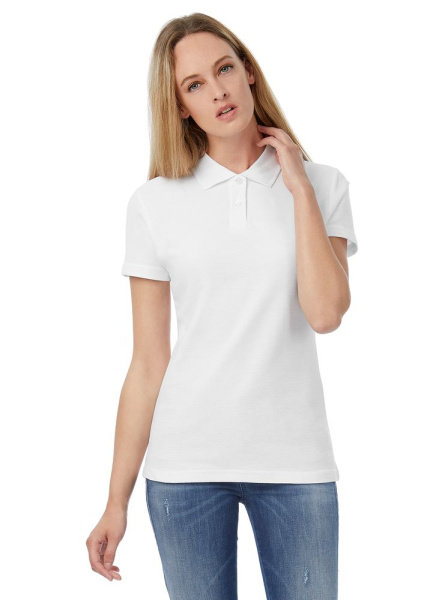Рубашка поло женская ID.001 зеленая, XS–3XL
