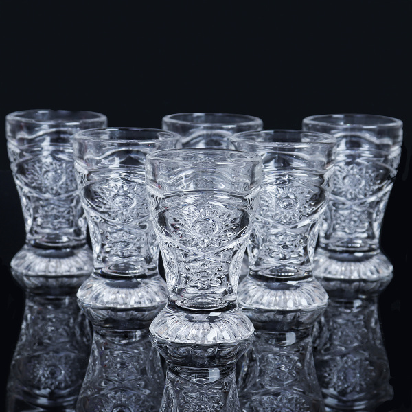 Стопка 6 штук 50 мл на ножке / К6509-1 /уп 24/