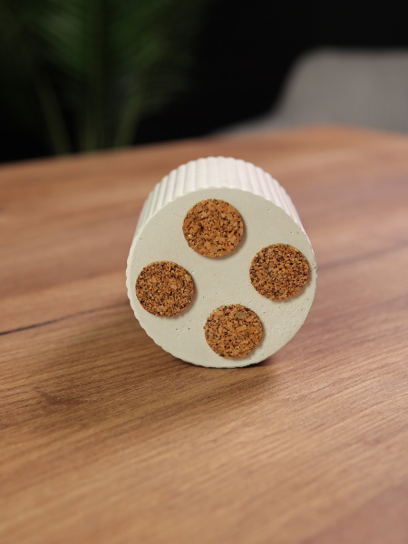 Ваза для сухоцветов декоративная из гипса, арт. g001003