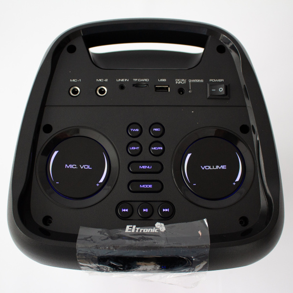 Напольная колонка Eltronic FIRE BOX 500 Watts арт. 20-17 с п микрофоном и RGB светомузыкой