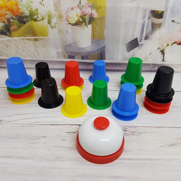 Активная настольная игра для всей семьи со звонком "Кто быстрее?"/ Простые правила