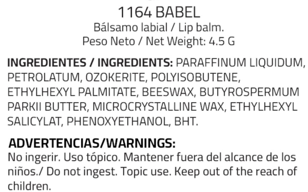 Бальзам для губ BABEL, красный