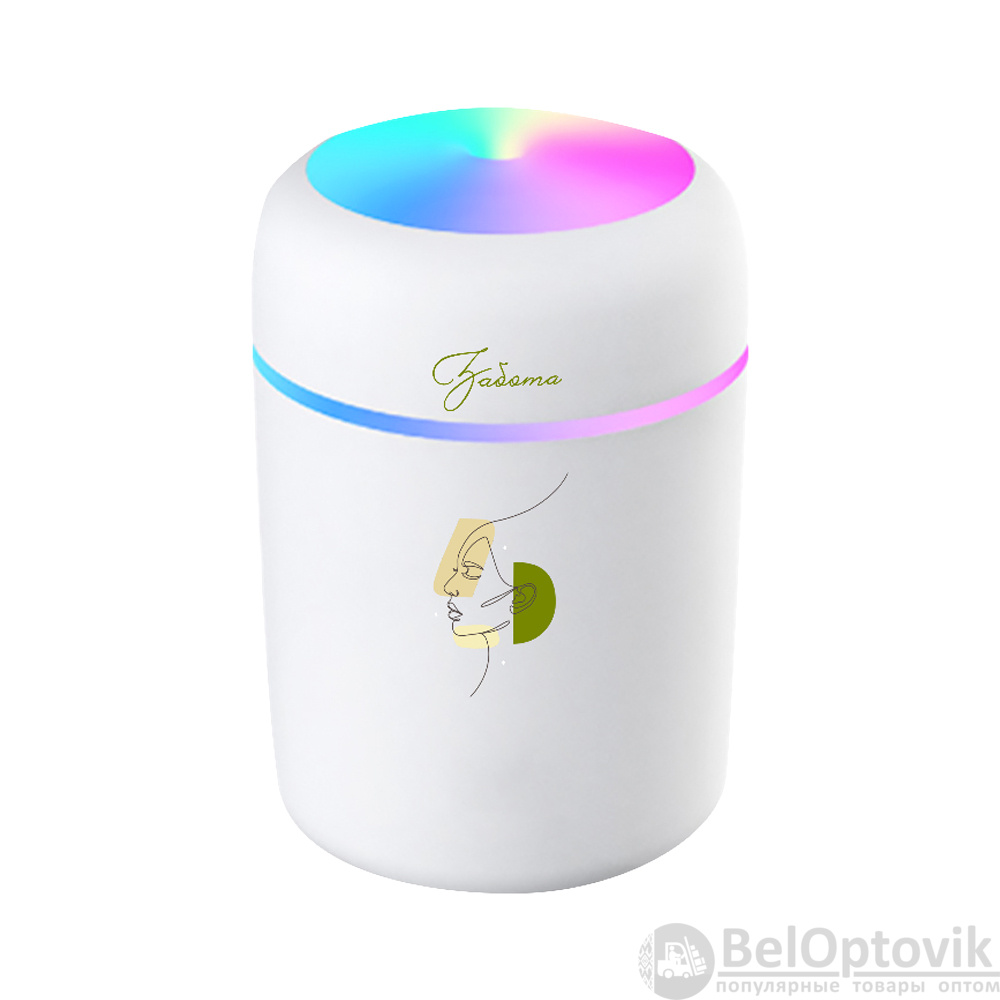 Светодиодный USB увлажнитель Aroma, белый