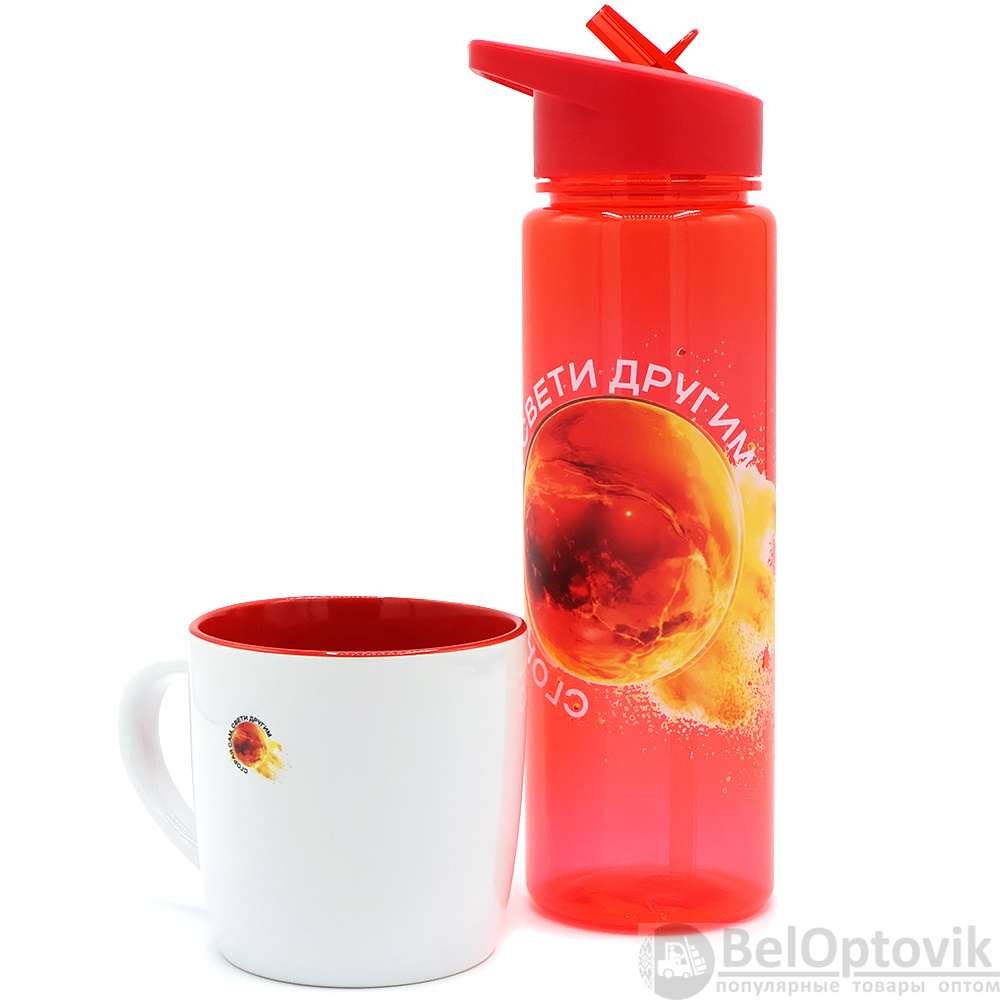 Набор СГОРАЯ САМ, СВЕТИ ДРУГИМ, красный