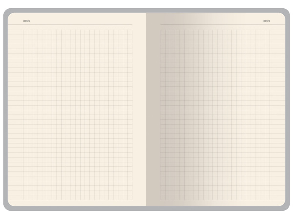 Бизнес-тетрадь А5 «Pragmatic Contrast», Цвет серый/черный