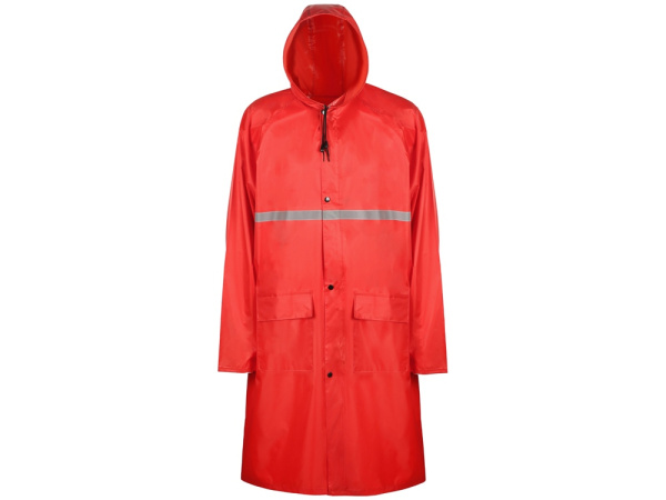 Дождевик со светоотражающей тесьмой «Lanai», Размер M-L, Цвет красный