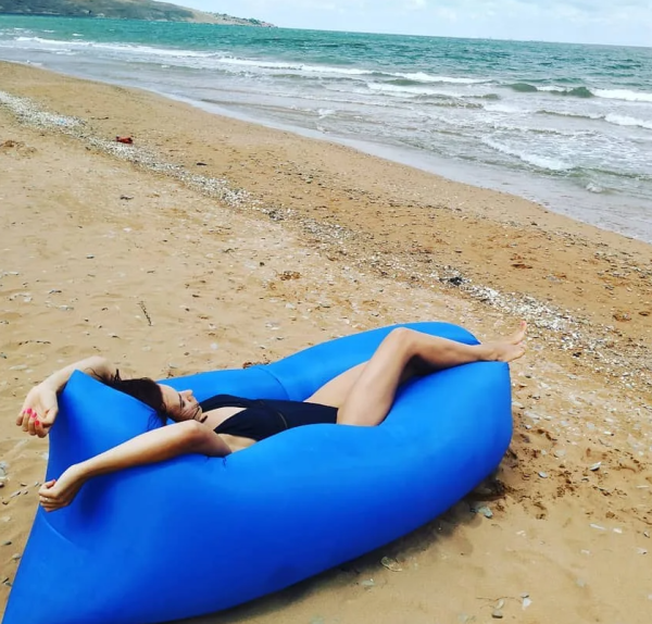 ХИТ СЕЗОНА! Надувной диван (Ламзак) 180 Х 70см Розовый (без кармашков)