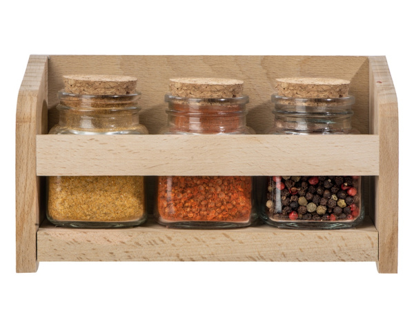 Набор специй и приправ «Delicio», Цвет натуральный, прозрачный