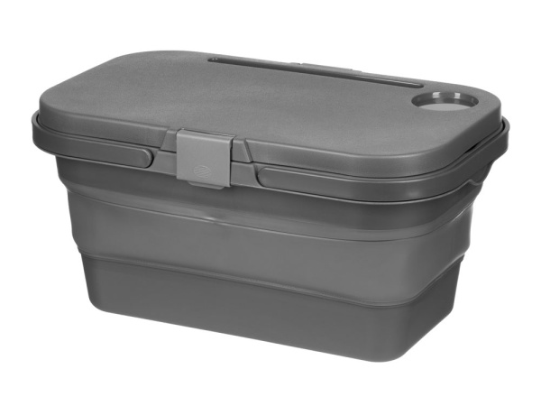 Складная корзинка для пикника со столиком «Flod», Цвет темно-серый