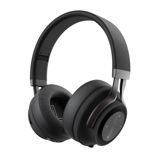 Беспроводные накладные наушники Stereo Style ANC , BT 5.0, ANC, 500мАч, Цвет черный