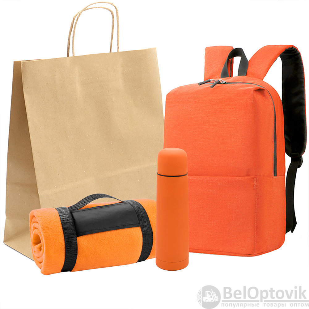 Подарочный набор FOR PICNIC, оранжевый