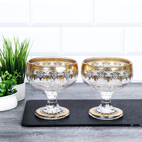 Креманка 2 штуки 400 мл/ Т6025-А2 /уп 20/